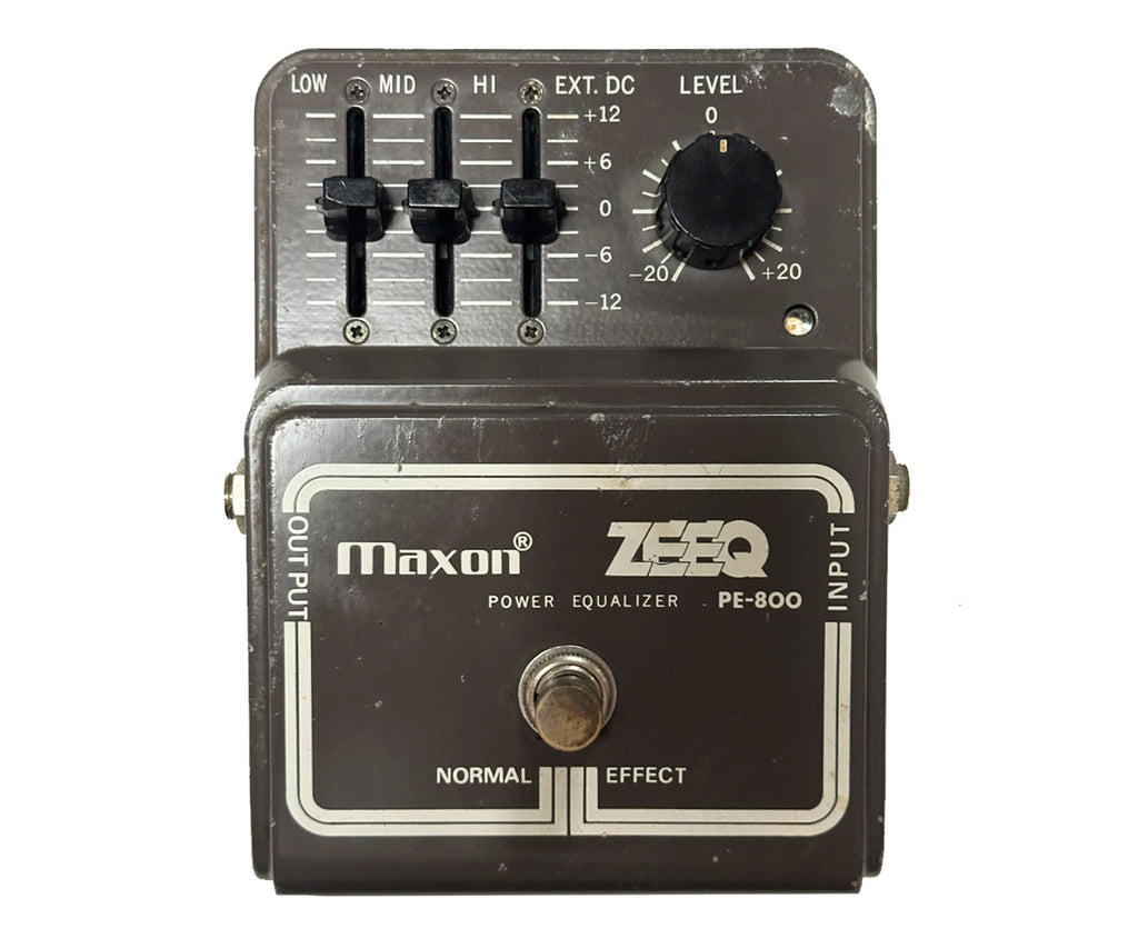 Maxon ZEEQ PE-800 Power Equalizer 70's Rare!