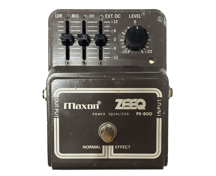 Maxon ZEEQ PE-800 Power Equalizer 70's Rare!