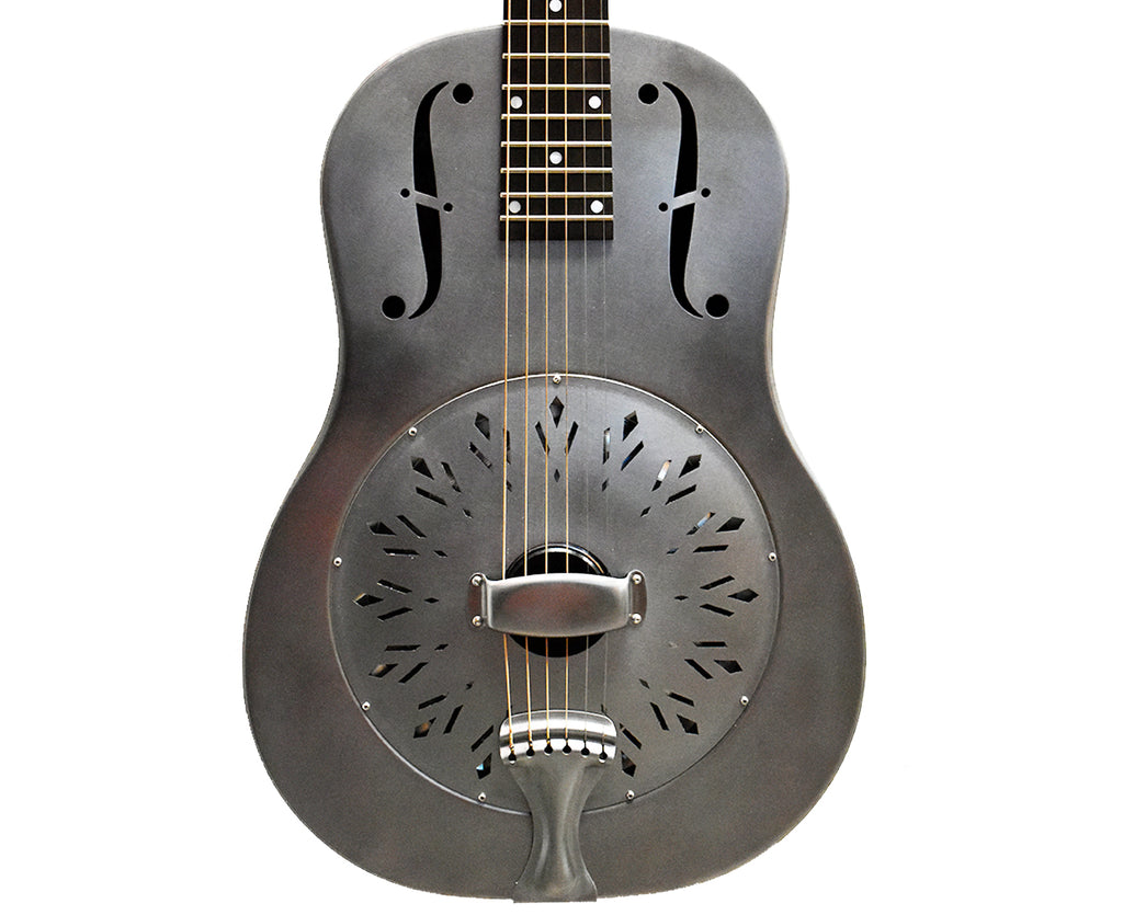 National Raw Steel 12-Fret Resonator with Chicken Foot Cover Plate 2021