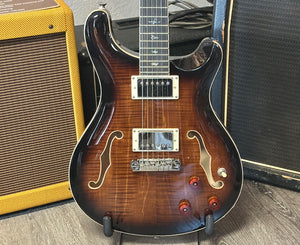 Paul Reed Smith SE Hollowbody II Piezo in Black Gold Burst w/ PRS Case