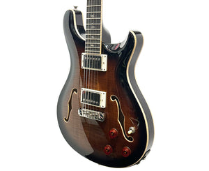 Paul Reed Smith SE Hollowbody II Piezo in Black Gold Burst w/ PRS Case
