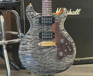 Paul Reed Smith PRS Private Stock Mira Electric Guitar in Quilted Faded Indigo 2009 - One-Piece Top