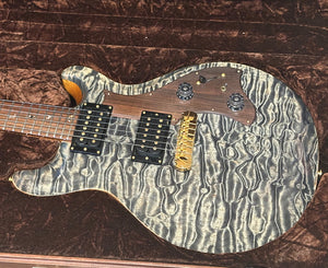 Paul Reed Smith PRS Private Stock Mira Electric Guitar in Quilted Faded Indigo 2009 - One-Piece Top