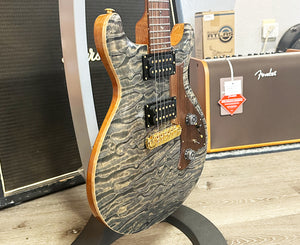 Paul Reed Smith PRS Private Stock Mira Electric Guitar in Quilted Faded Indigo 2009 - One-Piece Top