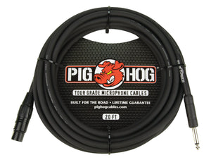 Pig Hog Hi-Z Mic Cable, 20ft