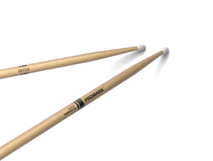 Promark Rebound 5A Lacquered Hickory Oval Nylon Tip Drumsticks
