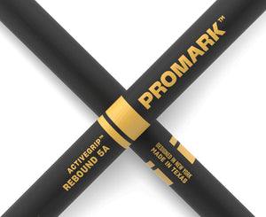 Promark Rebound 5A Drumsticks with ActiveGrip and Wood Tip
