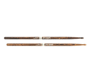 ProMark Classic Forward 7A Firegrain Hickory Drumsticks, Oval Wood Tip
