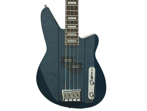 Reverend Sentinel Short-Scale Bass Guitar in Blue w/ Case