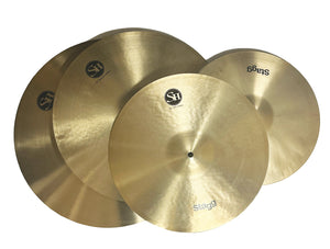 Stagg SH Series Cymbal Set 20" Ride, 18' Crash, 16" Crash, 14" Hi Hat, w/ Unlimited Bag