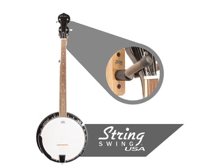 String Swing CC01B Wall Mount Banjo Hanger