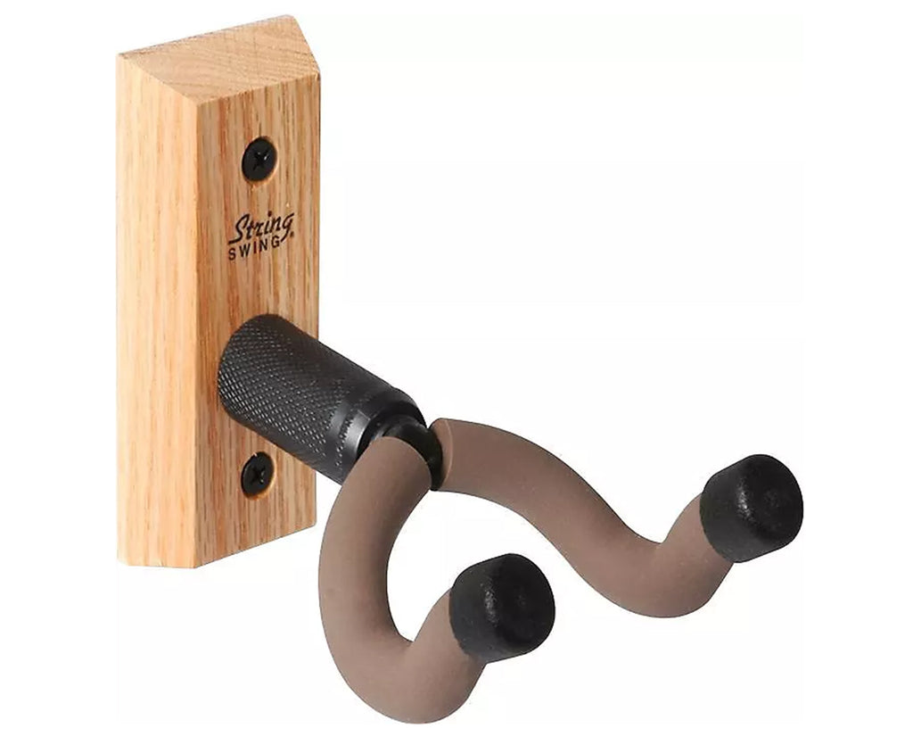 String Swing CC01K Guitar Keeper Wall Mount Guitar Hanger in Oak