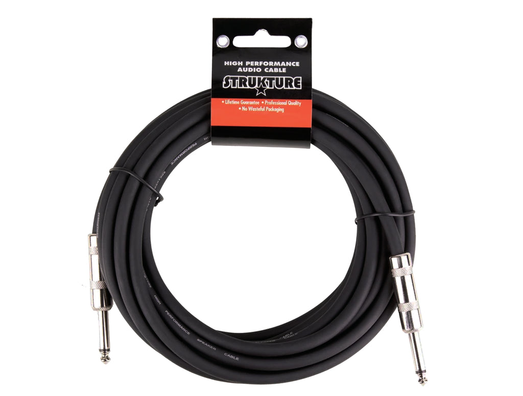Strukture 20ft Speaker Cable, 16 Gauge, 1/4" Connectors