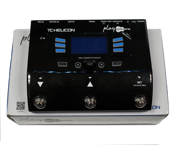 TC Helicon Play Acoustic Voice and Guitar Multi-Effects Processor and Looper