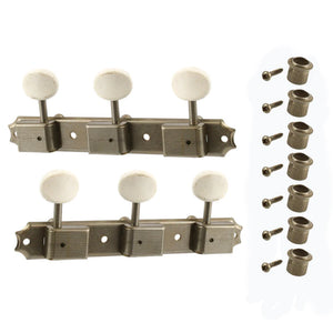 Allparts Aged Gotoh Vintage-style Deluxe 3x3 Strip Keys