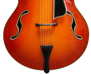Tad R. Brown F-Hole Acoustic-Electric Archtop Jazz Hollow-body Guitar w/ Hardshell Case