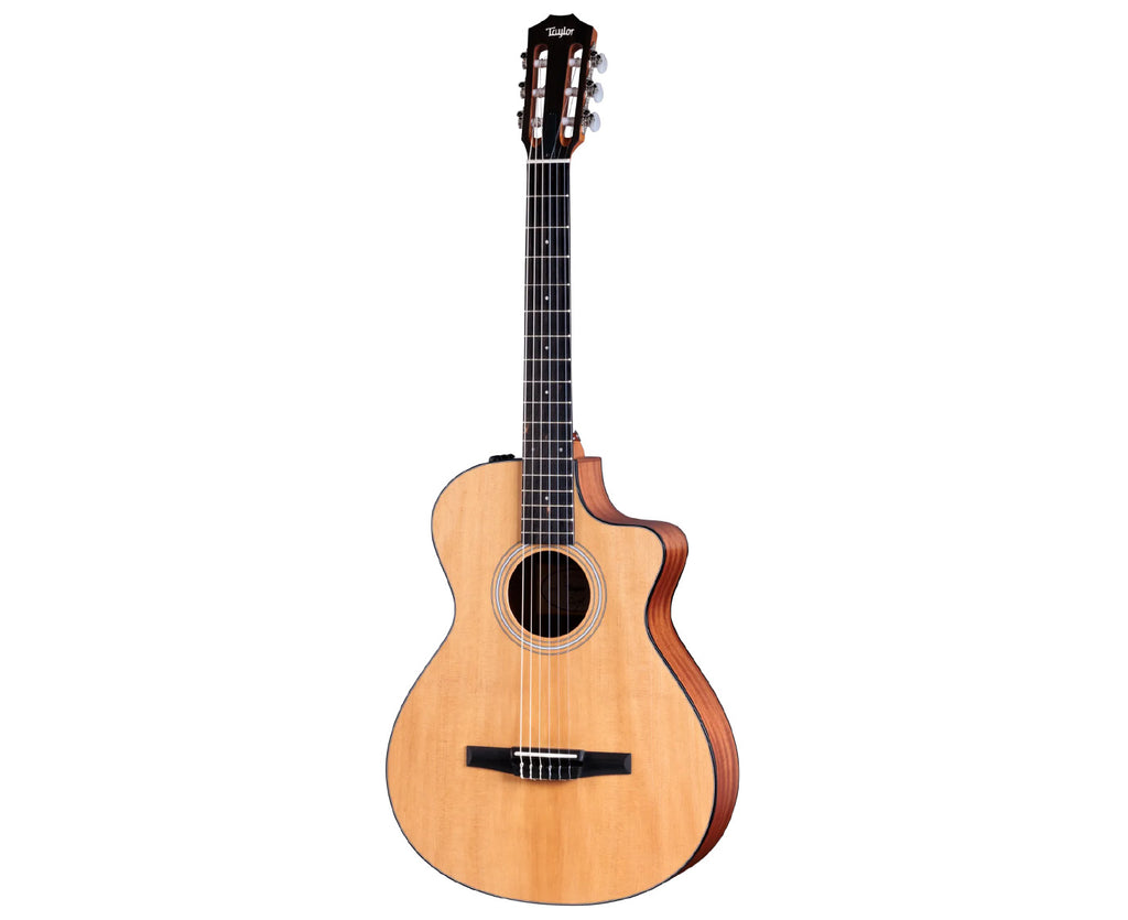 Taylor Guitars 112ce-N Nylon String Acoustic-Electric Guitar in Natural