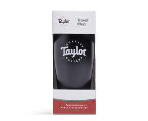 Taylor Travel Coffee Mug Black and White Logo, 20oz