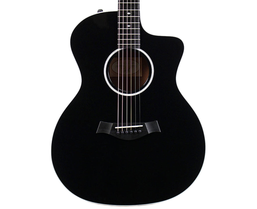 Taylor 214ce-BLK DLX Grand Auditorium Acoustic-Electric Guitar Black