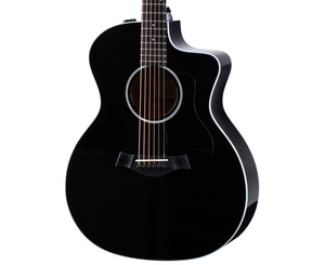 Taylor 214ce-BLK DLX Grand Auditorium Acoustic-Electric Guitar Black