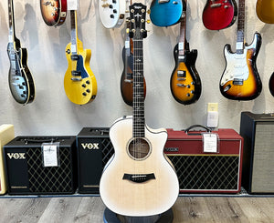 Taylor Guitars 614ce 50th Anniversary Limited-Edition Grand Auditorium Acoustic-Electric Guitar in White Edgeburst