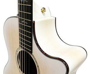 Taylor Guitars 614ce 50th Anniversary Limited-Edition Grand Auditorium Acoustic-Electric Guitar in White Edgeburst