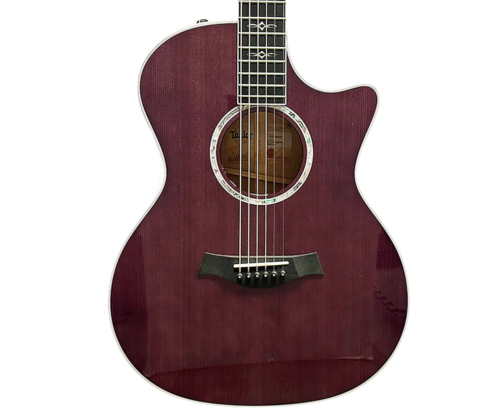 Taylor Guitars 614ce Special Edition Grand Auditorium Acoustic-Electric Guitar in Trans Purple
