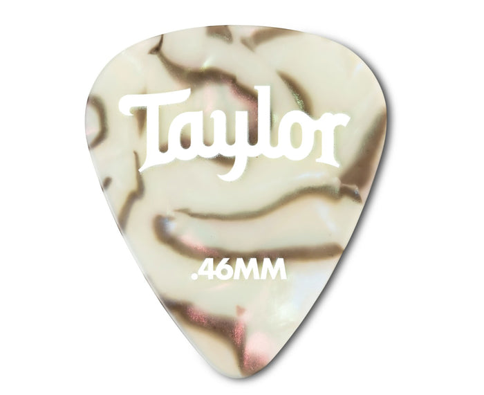 Taylor Celluloid 351 Guitar Picks in Abalone .46mm 12-Pack
