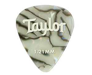 Taylor Celluloid 351 Guitar Picks in Abalone 1.21mm 12-Pack