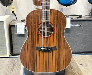 Taylor Guitars Custom Hand-Picked Grand Pacific Acoustic-Electric Guitar - Stripy Red Sinker Top | Honduran Rosewood with Tooled Case