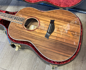 Taylor Guitars Custom Hand-Picked Grand Pacific Acoustic-Electric Guitar - Stripy Red Sinker Top | Honduran Rosewood with Tooled Case