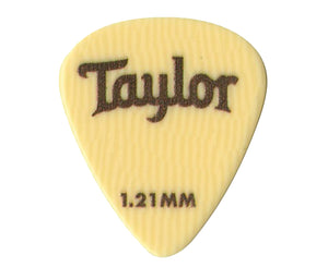 Taylor Premium DarkTone Ivoroid 351 Guitar Picks 1.21mm 6-Pack