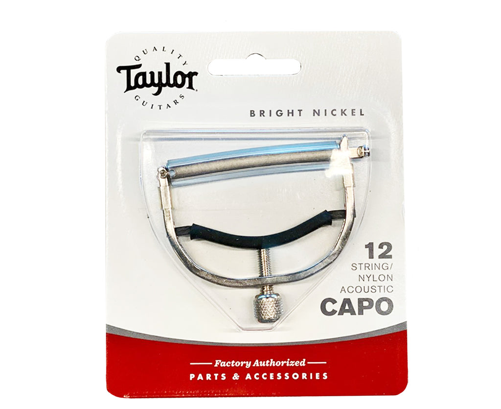 Taylor Guitars U-Shape 12-String and Nylon Guitar Capo in Bright Nickel