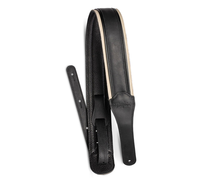 Taylor Guitars American Dream 2.5" Leather Strap in White/Black