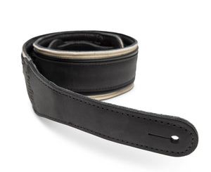Taylor Guitars American Dream 2.5" Leather Strap in White/Black