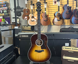 Taylor 417e-R Grand Pacific Acoustic-Electric Guitar Tobacco Sunburst