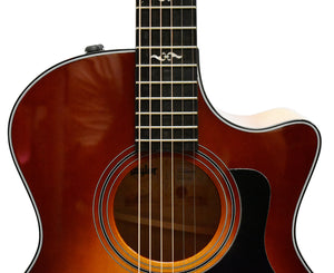 Taylor Guitars 424ce Urban Ash LTD Grand Auditorium Acoustic-Electric Guitar in Western Sunset