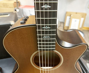 Taylor Guitars Builder's Edition 614ce Grand Auditorium Acoustic-Electric Guitar in Wild Honey Burst