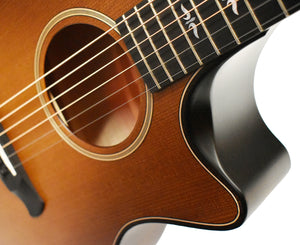 Taylor Guitars Builder's Edition 614ce Grand Auditorium Acoustic-Electric Guitar in Wild Honey Burst