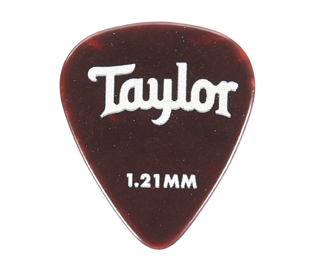 Taylor Premium Celluloid 351 Guitar Picks in Classic Shell 1.21mm 12-Pack