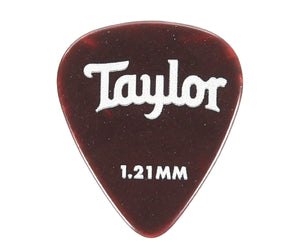 Taylor Premium Celluloid 351 Guitar Picks in Classic Shell 1.21mm 12-Pack