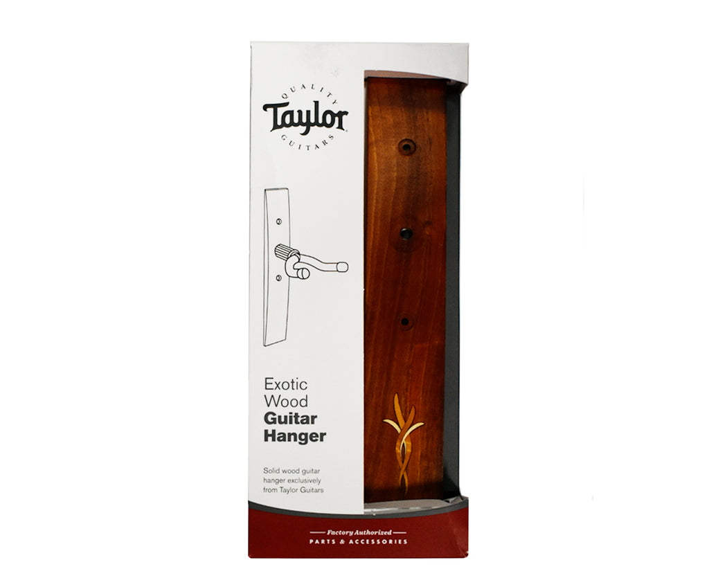 Taylor Bouquet Guitar Hanger in Koa, Wood Inlay