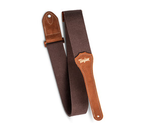 Taylor GS Mini Guitar Strap in Chocolate Brown