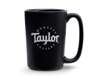 Taylor Rocca Coffee Mug Black and White Logo, 12oz