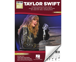 Taylor Swift - Super Easy Songbook - 2nd Edition: 30 Simple Arrangements for Piano with Lyrics