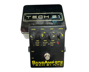 Tech 21 SansAmp GT2 Tube Amp Emulator Pedal