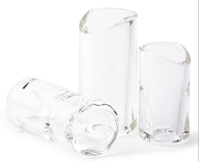 Rock Slide Precision Molded Clear Glass - Large