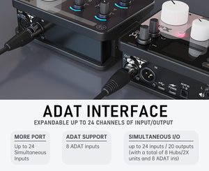Xvive More You Audio Computer Interface with the 2X Expansion Unit