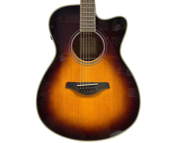 Yamaha FSC-TA Transacoustic Concert Acoustic-Electric Brown Burst