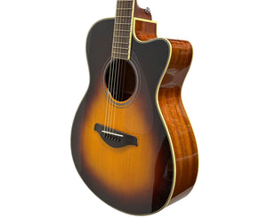 Yamaha FSC-TA Transacoustic Concert Acoustic-Electric Brown Burst